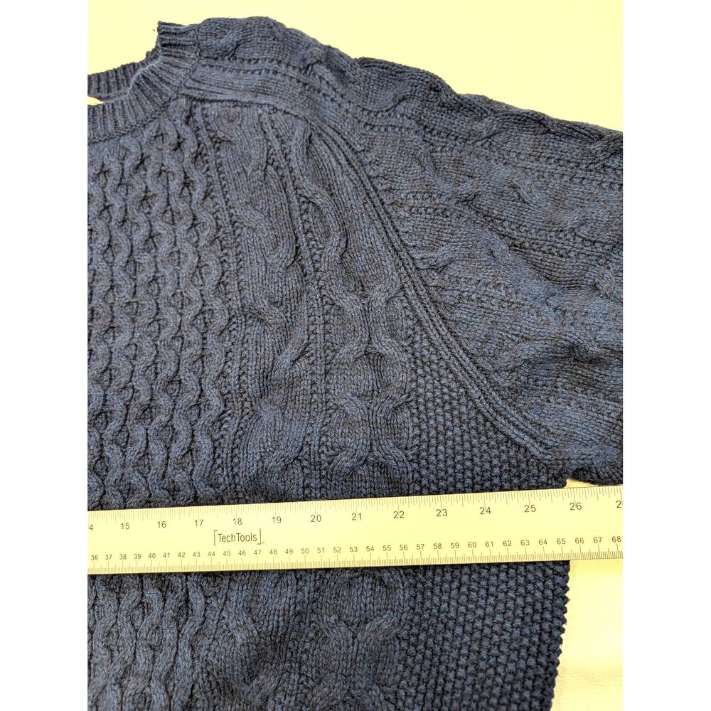 Universal Thread Cable Knit Chunky Fisherman Swea… - image 6